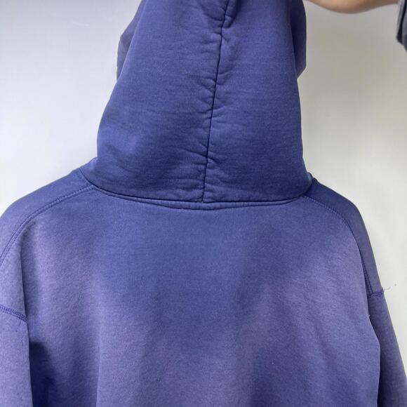 Vintage 90s Carhartt Sun Faded Zip Up Hoodie Large Thermal - Picture 10 of 11